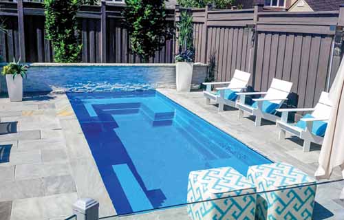 Small backyard pools: Leisure Pools Palladium Plunge