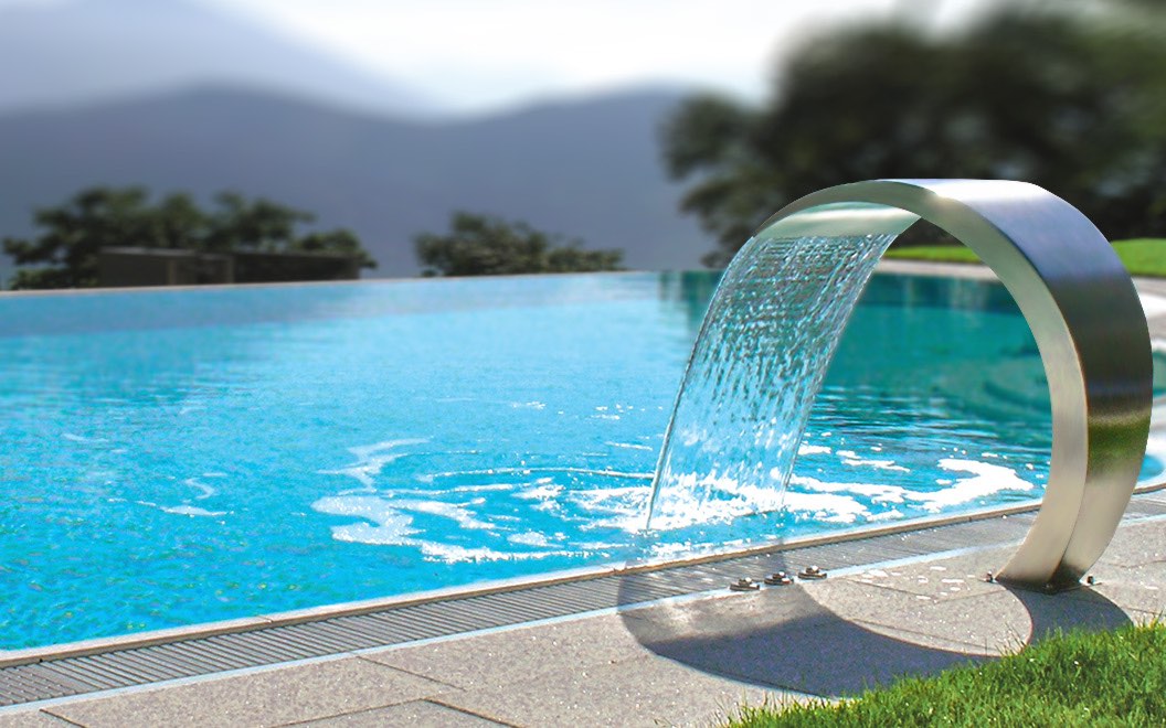Best swimming pool accessories - water curtain