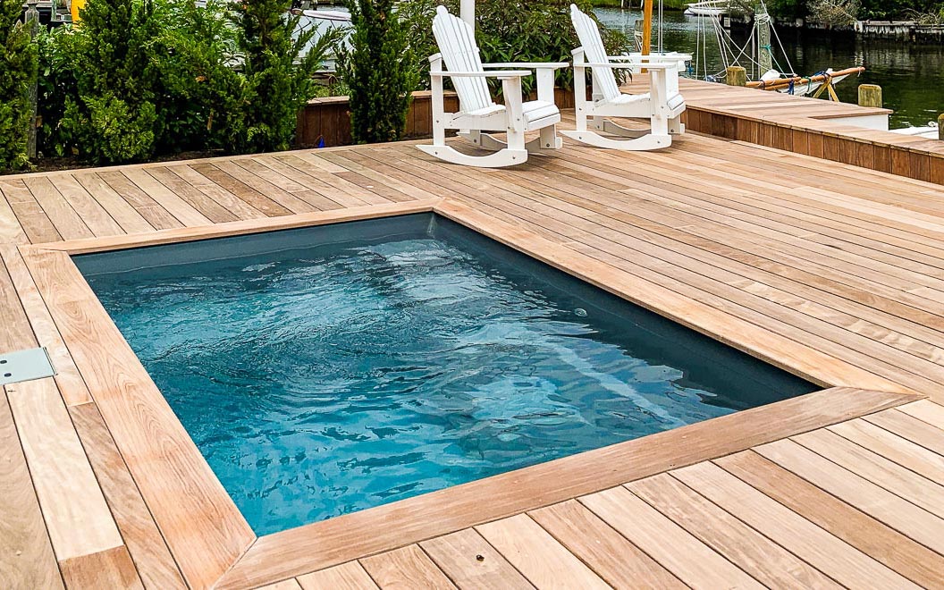 Small Backyard Pools That Are Big Fun, Small Inground Lap Pool Cost