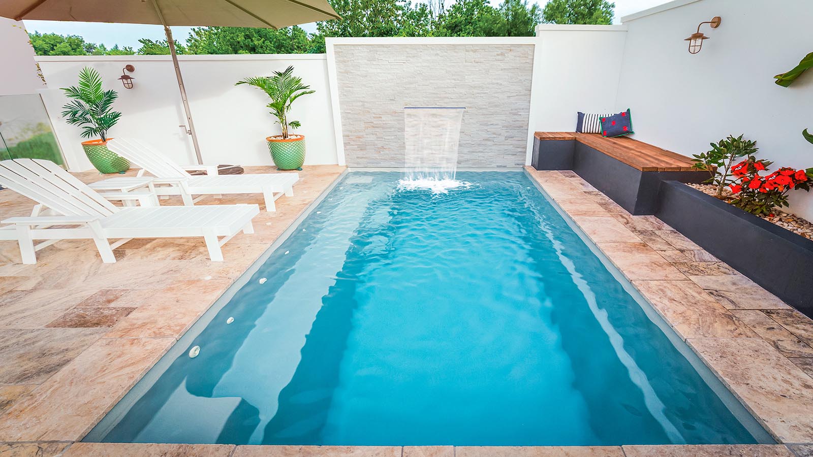 Silver Grey swimming pool colour
