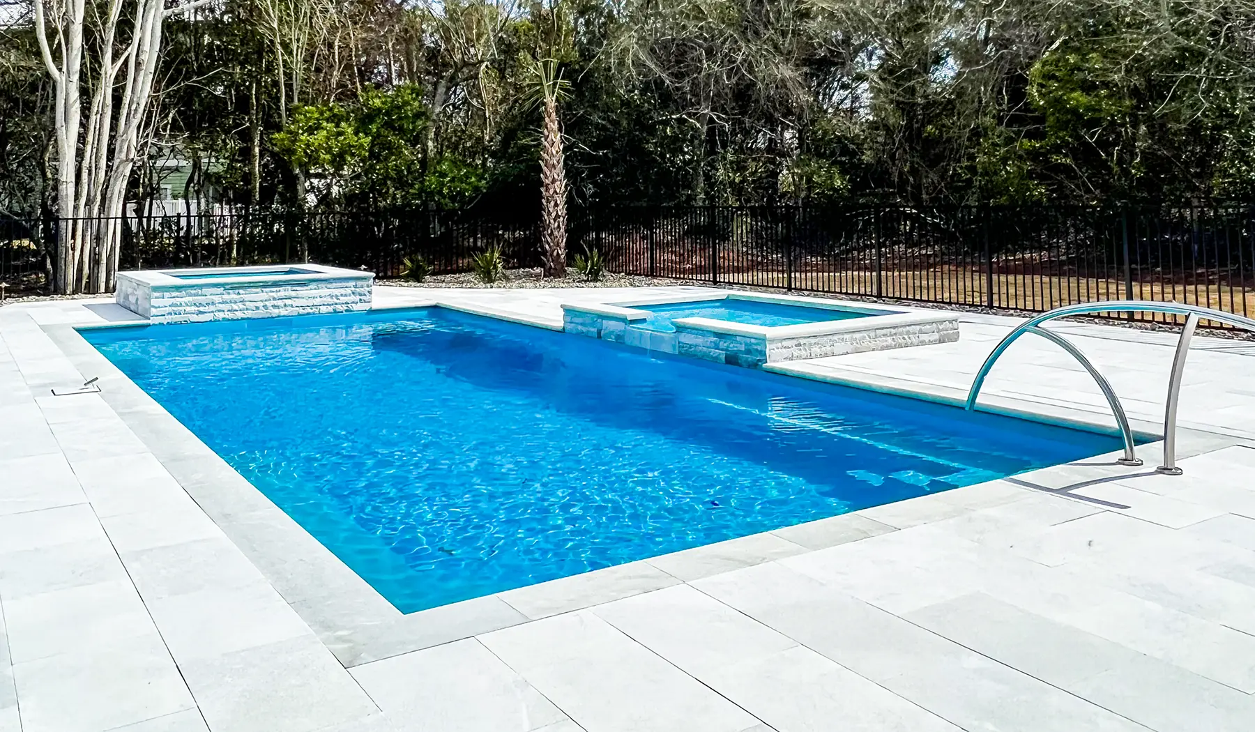 The Supreme™ 35 in Crystal Blue installed by Emerald Pool Works ...